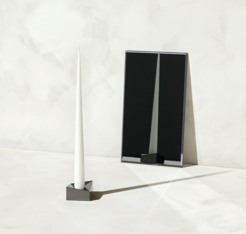 STOFF Nagel - Reflect Ljusstake 3,2x5,5 cm - svart chrome